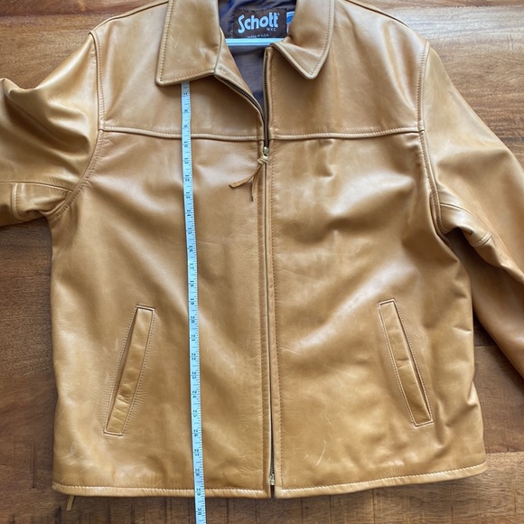 Schott Men’s Soft Leather Jacket - Large - Picture 4 of 10